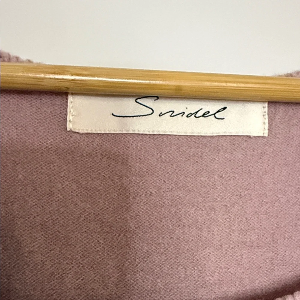 Chic Hazy Pink Wool Mini Dress - Picture 2 of 7